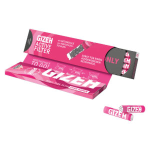 GIZEH All PINK Papers KSS + Aktivkohle Filter – Bild 1