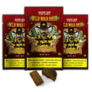 Casse des Dalton - Golden Lebanese (3 x 15g) - CBD Hash - Wild Wild Hash - Image 1