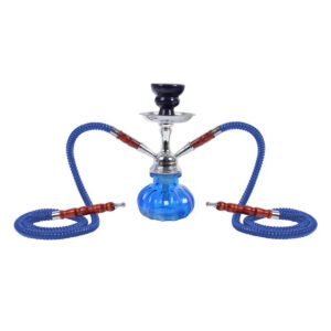 Shisha Fortuna Blau 25cm 2 Anschl. – Image 1