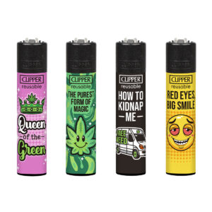 Clipper 4er Weed Slogan 14 988-991 - Image 1