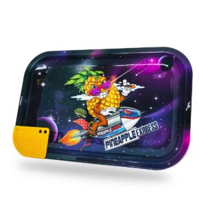 Best Buds Rolling Tray M Superhigh Pineapple Express with Magnetic Grinder Card 175 x 275mm – Image 1